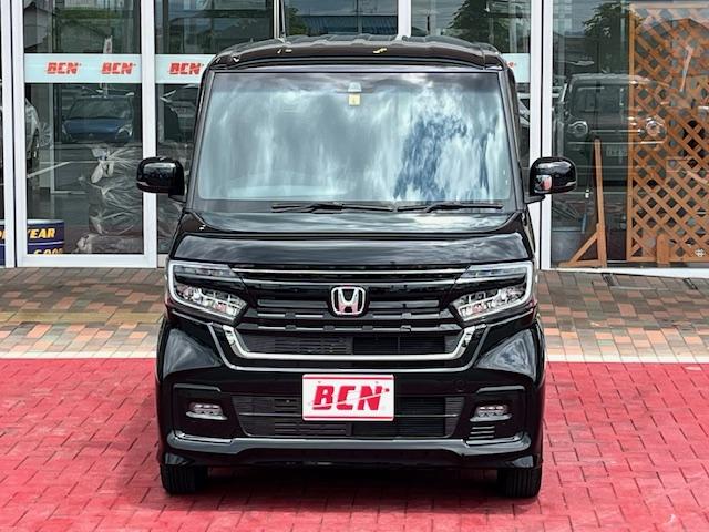 Ｎ－ＢＯＸカスタム Ｌ　特別仕様車スタイル＋ブラック　ホンダセンシング　ＣＭＢＳ　ＬＫＡＳ　ＡＣＣ　ＡＨＢ　両側パワスラ　ナビ　フルセグ　Ｂｌｕｅｔｏｏｔｈオーディオ　ＤＶＤ再生　シートヒーター　ＬＥＤフォグ　電動パーキング（2枚目）