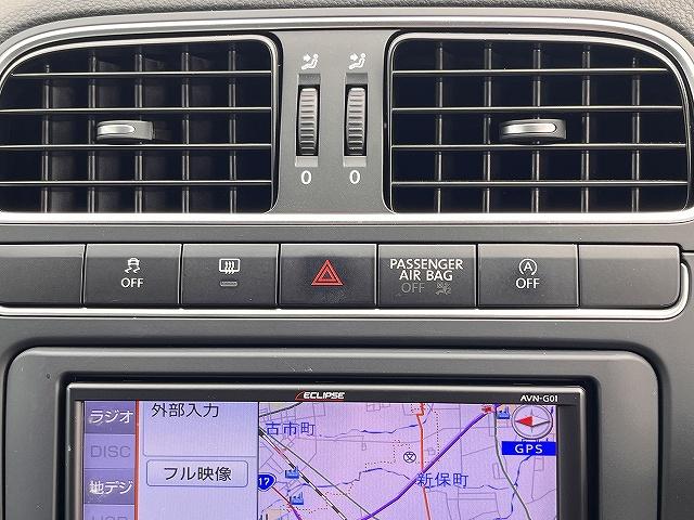ポロ ＴＳＩコンフォートラインブルーモーションテクノロジー　ポロＴＳＩコンフォートラインＢＭＴ　社外ナビ　フルセグＴＶ　ＥＴＣ　ウインカードアミラー　キーレスエントリー（12枚目）