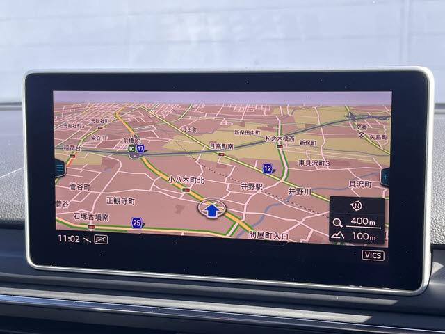 A4 2.0TFSIクワトロSラインパケ 2.0TFSIクワトロSラインパッケージ4WD アダクティブクルーズ 純正ナビ/フルセグ バックモニター プッシュスタート LEDヘッドライト ハーフレザーシート パワーシート 電子パーキング(9枚目)