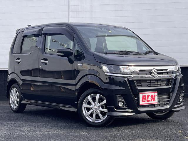 ワゴンＲカスタムＺ ハイブリッドＺＸ　カスタムＺハイブリッドＺＸ＿純正ナビ＿Ｂカメラ＿Ｂｌｕｅｔｏｏｔｈ＿ＥＴＣ＿プッシュスタート＿運転席シートヒーター＿クルーズコントロール＿アイドリングストップ＿ＬＥＤヘッドライト＿オートライト（2枚目）