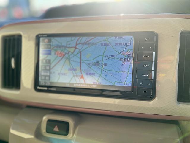 ムーヴキャンバス Xメイクアップリミテッド SAIII XメイクアップリミテッドSA3_キーフリー/プッシュスタート_社外ナビ/フルセグTV_全方位_両側パワースライドドア_LEDヘッドライト_オートライト_アイドリングストップ_前後ドライブレコーダー(9枚目)