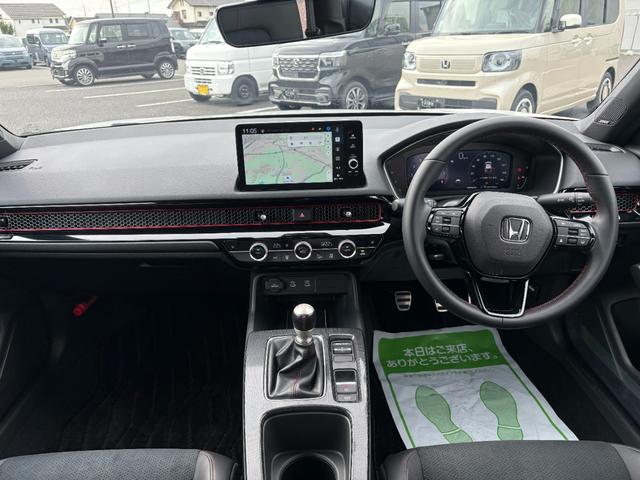 シビック RS ホンダセンシング純正ナビBカメラETC アルミホイール フルセグ シートヒーター オートクルーズコントロール ターボ アイドリングストップ 衝突防止システム LEDヘッドランプ ドライブレコーダー(3枚目)