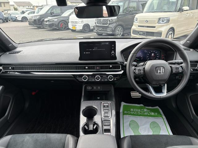 シビック e:HEVEX ホンダセンシング純正ナビBカメラ ETC サンルーフ アルミホイール フルセグ シートヒーター オートクルーズコントロール アイドリングストップ 衝突防止システム LEDヘッドランプ パワーシート(3枚目)