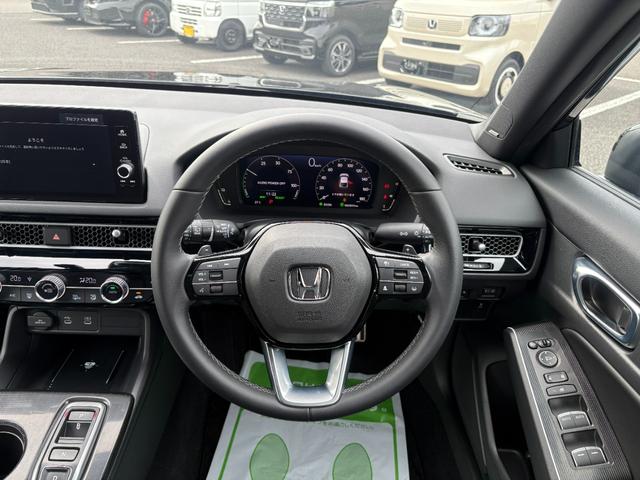 シビック e:HEVEX ホンダセンシング純正ナビBカメラ ETC サンルーフ アルミホイール フルセグ シートヒーター オートクルーズコントロール アイドリングストップ 衝突防止システム LEDヘッドランプ パワーシート(20枚目)