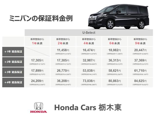 ミニバンの保証料金例