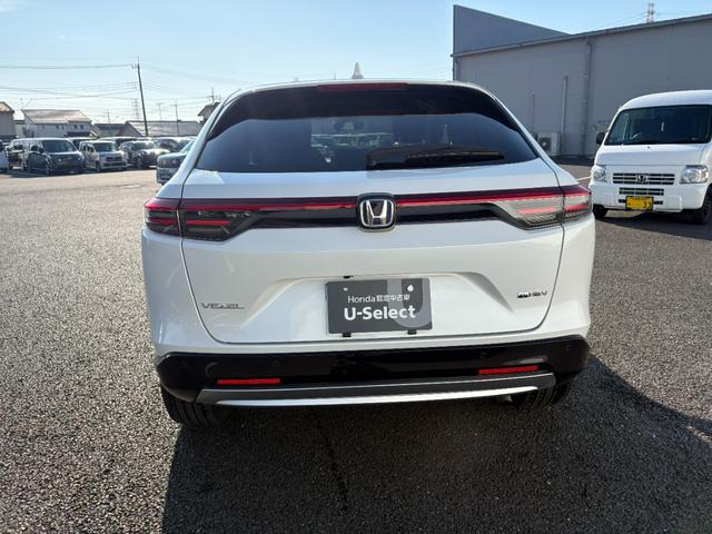 ヴェゼル e:HEVZ 1オーナー・センシング純正ナビBカメラ アルミホイール フルセグ 電動リアゲート シートヒーター オートクルーズコントロール DVD再生 アイドリングストップ 衝突防止システム 盗難防止システム(11枚目)