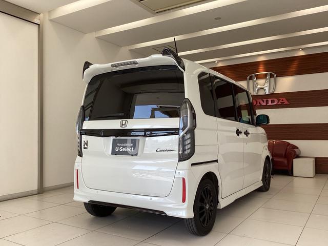 Ｎ－ＢＯＸカスタム Ｌスタイル＋ブラック　衝突軽減ブレ－キ　パーキングセンサー　ＤＶＤ再生　横滑り防止　シ－トヒ－タ－　クルーズコントロール　ＬＥＤライト　ナビＴＶ　地デジ　スマキー　フルオートエアコン　ＡＢＳ　Ｒカメ（4枚目）