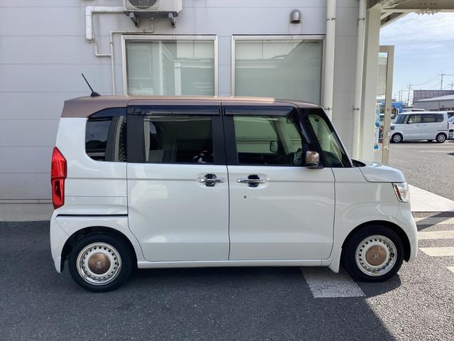 N-BOX G・Lホンダセンシングカッパーブラウンスタイル W電動スライド DVD再生可 ナビTV ETC付き LED リアカメラ スマートキー&プッシュスタート 地デジTV ワンオーナー車 Aクルーズ ABS(7枚目)