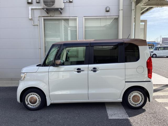 N-BOX G・Lホンダセンシングカッパーブラウンスタイル W電動スライド DVD再生可 ナビTV ETC付き LED リアカメラ スマートキー&プッシュスタート 地デジTV ワンオーナー車 Aクルーズ ABS(8枚目)