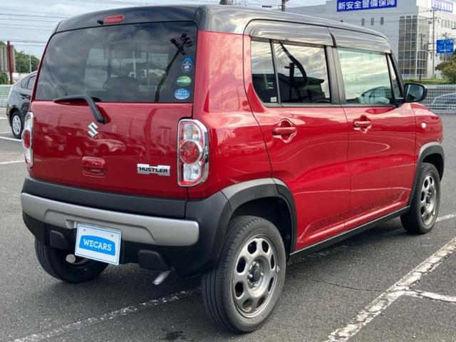 ハスラー Ｇ　新品タイヤ／社外　ＳＤナビ／セーフティサポート（スズキ）／シートヒーター　運転席／ヘッドランプ　ＨＩＤ／Ｂｌｕｅｔｏｏｔｈ接続／ＥＢＤ付ＡＢＳ／横滑り防止装置／アイドリングストップ／フルセグＴＶ（3枚目）