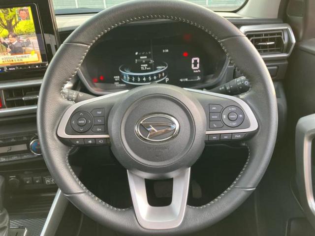 ロッキー プレミアム 保証書/純正 9インチ SDナビ/スマートアシスト(トヨタ・ダイハツ)/シートヒーター 前席/パノラマモニター/車線逸脱防止支援システム/シート ハーフレザー ターボ 衝突被害軽減システム DVD再生(16枚目)