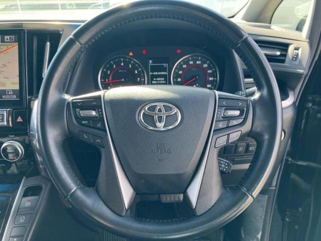 アルファード S Aパッケージ 新品タイヤ/サンルーフ/保証書/社外 11インチ SDナビ/フリップダウンモニター 社外 12.8インチ/トヨタセーフティセンス/両側電動スライドドア/車線逸脱防止支援システム 衝突被害軽減システム(15枚目)