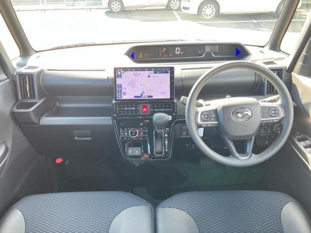 タント カスタムＸ　保証書／純正　１０インチ　メモリーナビ／スマートアシスト（トヨタ・ダイハツ）／両側電動スライドドア／シートヒーター　前席／車線逸脱防止支援システム／パーキングアシスト　バックガイド　バックカメラ（4枚目）