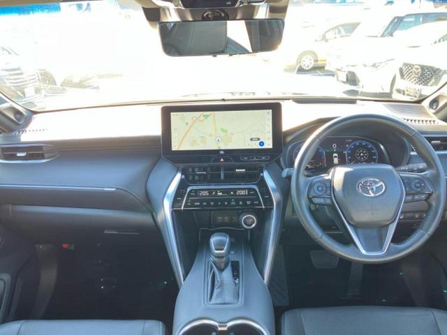 ハリアー Zレザーパッケージ 調光パノラマルーフ/JBL/保証書/純正 12.3インチ メモリーナビ/デジタルインナーミラー/トヨタセーフティセンス/エアーシート 前席/パノラミックビューモニター/車線逸脱防止支援システム(4枚目)