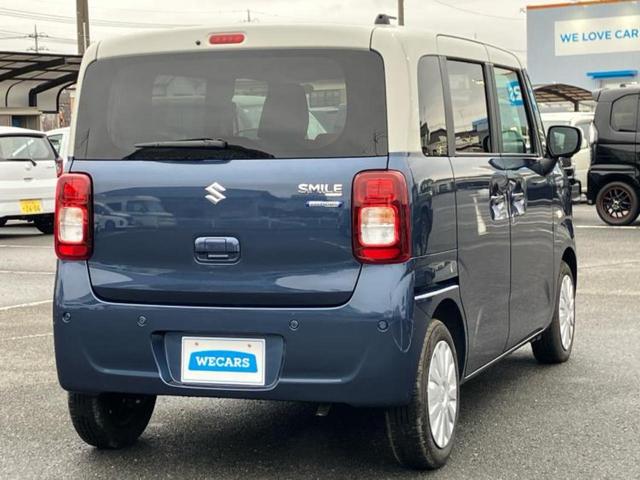 ワゴンＲスマイル ハイブリッドＳ　保証書／純正　９インチ　メモリーナビ／セーフティサポート（スズキ）／電動スライドドア／シートヒーター　運転席／全方位モニター／車線逸脱防止支援システム／Ｂｌｕｅｔｏｏｔｈ接続／ＥＢＤ付ＡＢＳ（3枚目）