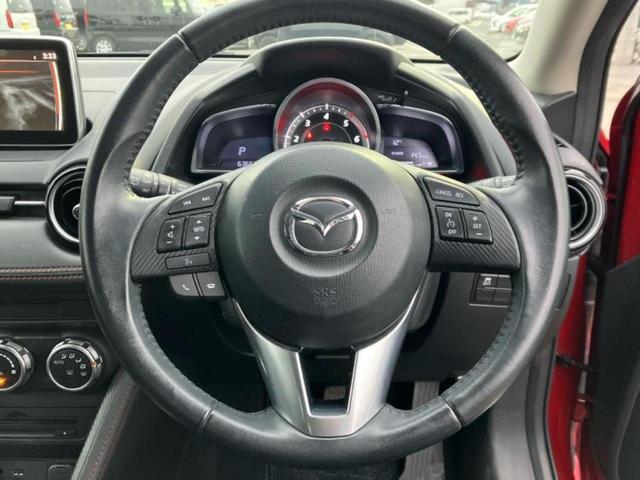 デミオ ＸＤツーリング　純正エアロ／純正　ＳＤナビ／衝突安全装置／ヘッドランプ　ＬＥＤ／Ｂｌｕｅｔｏｏｔｈ接続／ＥＴＣ／ＥＢＤ付ＡＢＳ／横滑り防止装置／アイドリングストップ／クルーズコントロール／バックモニター　フルエアロ（15枚目）