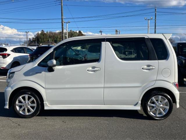 ワゴンＲ ハイブリッドＦＺ　新品タイヤ／保証書／社外　ＳＤナビ／セーフティサポート（スズキ）／シートヒーター　運転席／車線逸脱防止支援システム／ヘッドランプ　ＬＥＤ／Ｂｌｕｅｔｏｏｔｈ接続／ＥＴＣ／ＥＢＤ付ＡＢＳ　ＤＶＤ再生（2枚目）