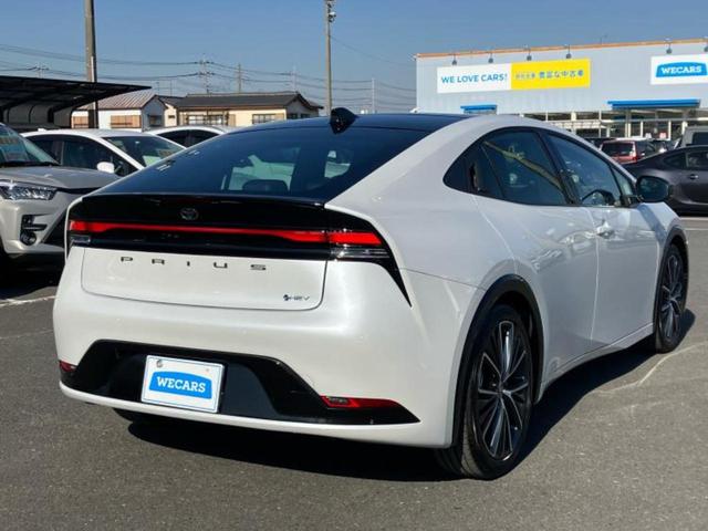 プリウス Ｚ　新品タイヤ／パノラマルーフ／保証書／ディスプレイオーディオ＋ナビ１２．３インチ／デジタルインナーミラー／トヨタセーフティセンス／エアーシート　前席／パノラミックビューモニター　サンルーフ　全周囲カメラ（3枚目）