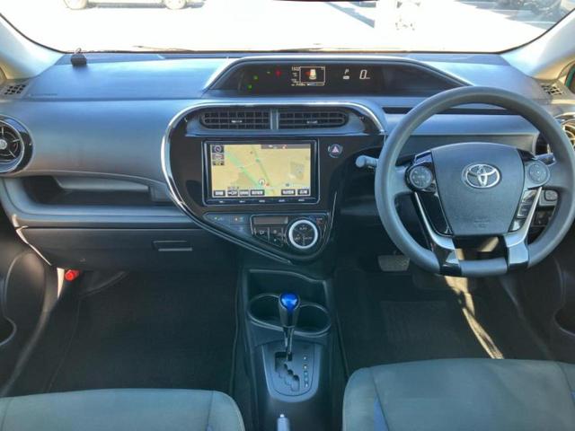 アクア Ｓ　新品タイヤ／純正　９インチ　ＳＤナビ／トヨタセーフティセンス／車線逸脱防止支援システム／Ｂｌｕｅｔｏｏｔｈ接続／ＥＴＣ２．０／ＥＢＤ付ＡＢＳ／横滑り防止装置／バックモニター／フルセグＴＶ／ＤＶＤ（4枚目）