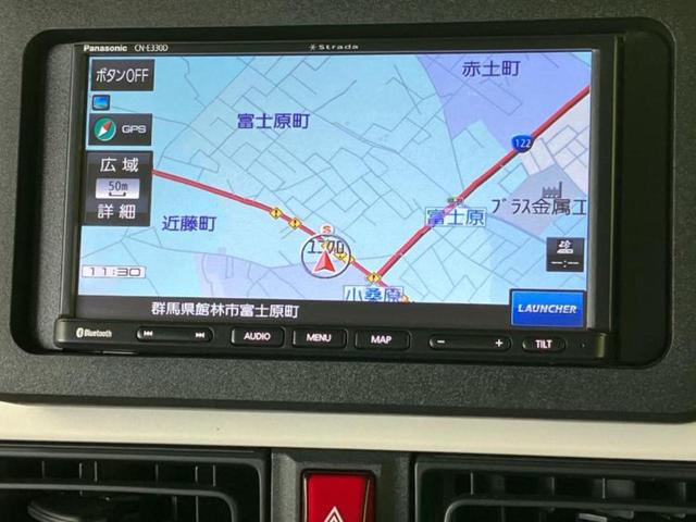 ムーヴキャンバス ストライプスX 新品タイヤ/社外 SDナビ/スマートアシスト(トヨタ・ダイハツ)/両側電動スライドドア/車線逸脱防止支援システム/Bluetooth接続/ETC/EBD付ABS/横滑り防止装置/アイドリングストップ(10枚目)