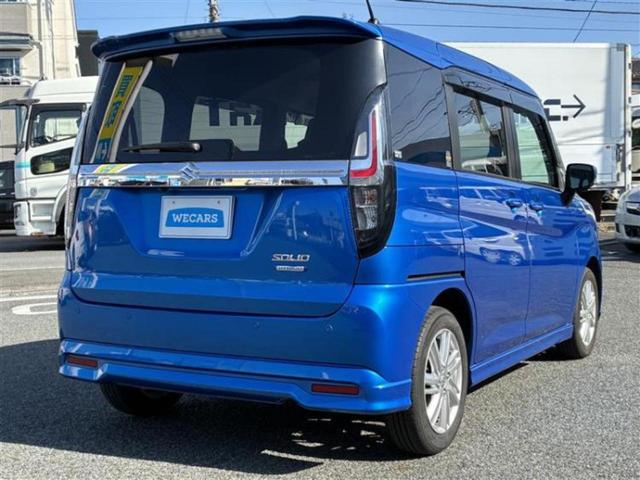 ソリオ ハイブリッドＭＺ　保証書／純正　９インチ　メモリーナビ／デュアルカメラブレーキサポート（スズキ）／両側電動スライドドア／シートヒーター　前席／全方位モニター用カメラ／車線逸脱防止支援システム　全周囲カメラ　バックカメラ（3枚目）