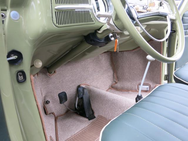 ビートル 1200 スモールウインド スライディングルーフ 1500cc 12ボルト変更 フロント車高調整 ミシュランXZX ETC USB電源(39枚目)