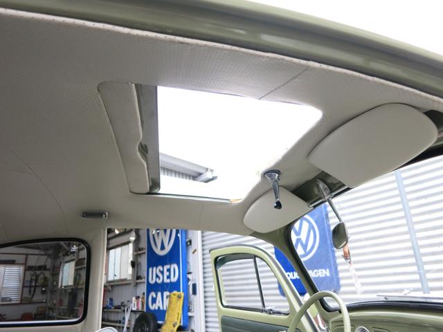 ビートル 1200 スモールウインド スライディングルーフ 1500cc 12ボルト変更 フロント車高調整 ミシュランXZX ETC USB電源(59枚目)