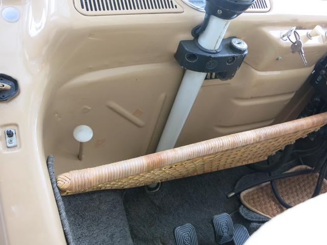 ビートル １２Ｖ　１５００ｃｃ　エアコン付　ＥＴＣ付　ＮＥＷヘッドライナー　バンブーパーセル　リボンタイヤ　オルタネーター交換　ココスマット（30枚目）