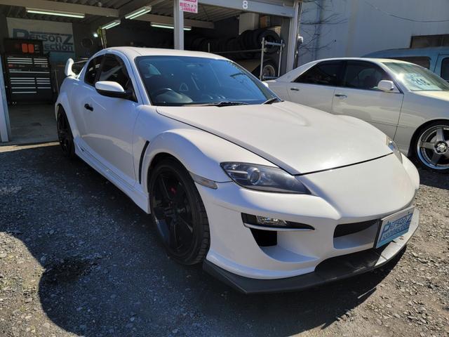 ＲＸ－８ タイプＳ　助手席エアバックカバー新品　レッグスポーツフルエアロ　ＧＴカーボンリップ　社外リアスポ　ＨＫＳマフラー　ＴＥＩＮ車高調ＥＤＦＣ付　ヴァレンティＬＥＤテール　Ｄｅｆｉ追加メーター　社外エアクリＢＯＸ（3枚目）