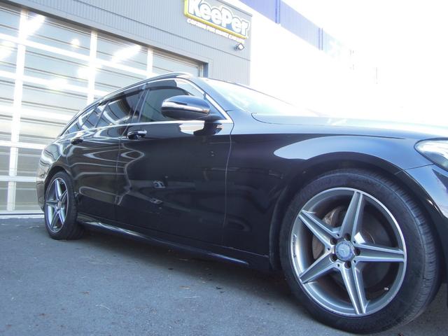 Cクラスステーションワゴン C200 ステーションワゴン スポーツ レーダーセーフティパッケージ/衝突軽減ブレーキ/LEDヘッドライト/純正ナビ/フルセグTV/DVD再生/ドラレコ/Bカメラ/ETC/Pバックドア/プッシュスタート/スマートキー/クルコン/純正18AW(6枚目)