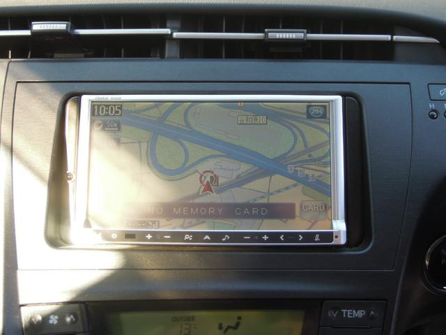 プリウス Sツーリングセレクション LEDヘッドライト/ナビ/フルセグTV/DVD再生/純正17インチアルミ(10枚目)