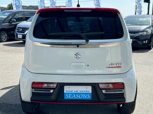 アルトターボＲＳ ベースグレード　４ＷＤ　社外ナビ付　バックアイカメラ　前席シートヒーター　衝突軽減装置　横滑り防止装置　ＨＩＤヘッドライト　スマートキー　スペアキー　プッシュスタート（15枚目）
