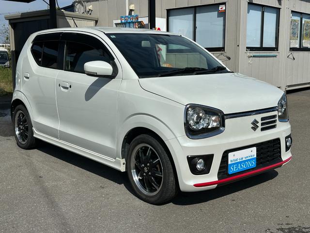 アルトターボＲＳ ベースグレード　４ＷＤ　社外ナビ付　バックアイカメラ　前席シートヒーター　衝突軽減装置　横滑り防止装置　ＨＩＤヘッドライト　スマートキー　スペアキー　プッシュスタート（18枚目）