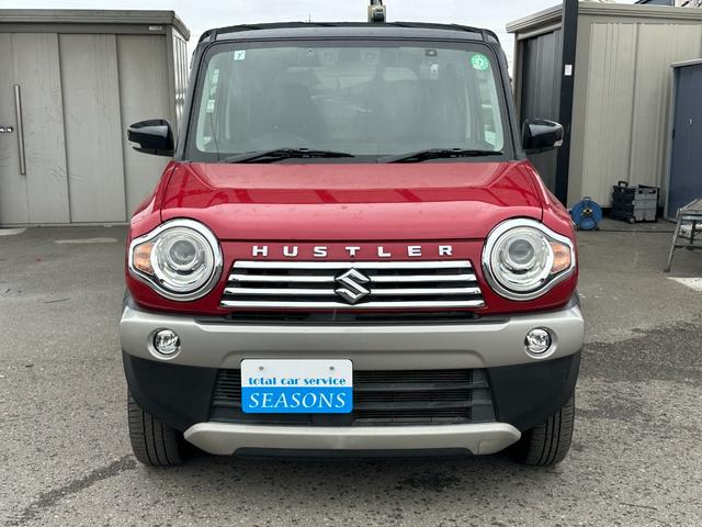 ハスラー JスタイルIIターボ ワンオーナー 4WD 社外ダウンサス 純正フルセグ8インチメモリーナビ バックカメラ Bluetoothミュージック ビルトインETC 前席シートヒーター HID LEDフォグ USBポート ドラレコ(2枚目)