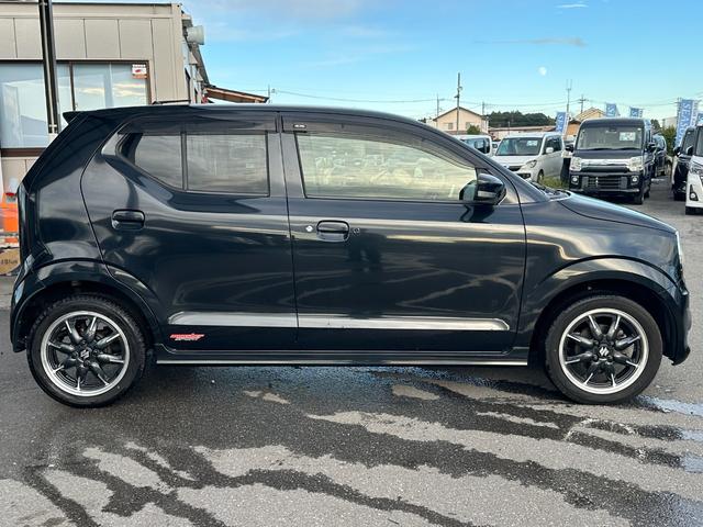 アルトターボRS ベースグレード レーダー探知機 ドラレコ ポータブルナビ 社外オーディオ 衝突軽減装置 運転席シートヒーター HIDヘッドライト スマートキー スペアキー プッシュスタート(19枚目)