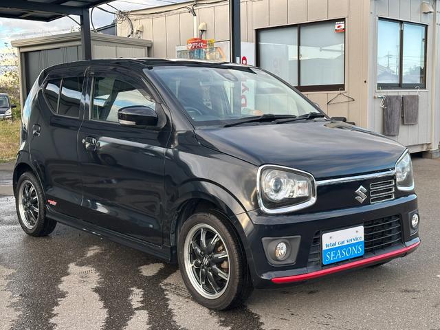 アルトターボRS ベースグレード レーダー探知機 ドラレコ ポータブルナビ 社外オーディオ 衝突軽減装置 運転席シートヒーター HIDヘッドライト スマートキー スペアキー プッシュスタート(20枚目)