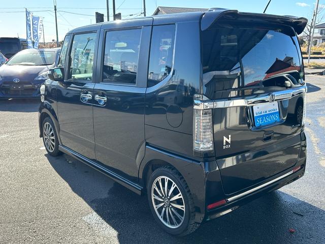 N-BOXカスタム G・ターボLパッケージ 両側パワースライド 純正フルセグナビ バックカメラ ETC2.0 Bluetoothミュージック オートクルーズ HIDヘッドライト LEDフォグ スマートキー スペアキー プッシュスタート(19枚目)