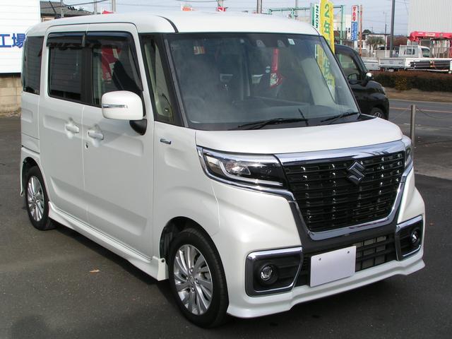 スペーシアカスタム ハイブリッドＧＳ　アダプティブクルーズコントロール　左パワースライド　ＥＴＣ　フルセグ　Ｂｌｕｅｔｏｏｔｈ　ＤＶＤ再生　地図データ２０２４年シートヒーター　ＬＥＤヘッドランプ　ＬＥＤフォグランプ　リアロールサンシェード（6枚目）