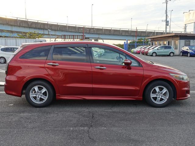 ストリーム ZS HDDナビパッケージ 純正HDDナビ バックカメラ ETC キーレス HIDヘッドライト オートライト ステアリングリモコン エアロ 純正アルミ(4枚目)