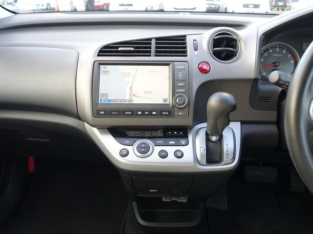 ストリーム ZS HDDナビパッケージ 純正HDDナビ バックカメラ ETC キーレス HIDヘッドライト オートライト ステアリングリモコン エアロ 純正アルミ(10枚目)