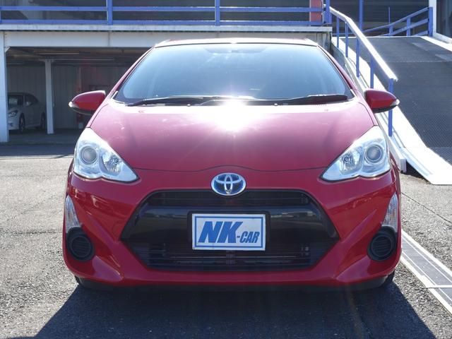 アクア G 純正メモリーナビ バックカメラ フルセグ Bluetooth スマートキー プッシュスタート ステアリングリモコン オートライト 社外アルミ(2枚目)