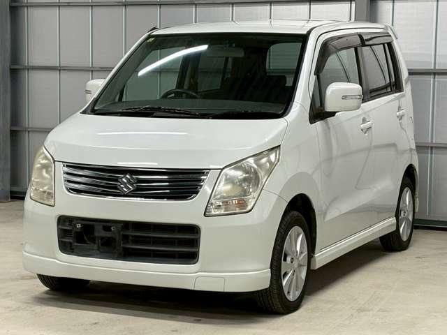 ワゴンＲ ＦＸリミテッド　純正オーディオ　プッシュスタート　純正アルミ　電動格納ミラー　オートエアコン（11枚目）