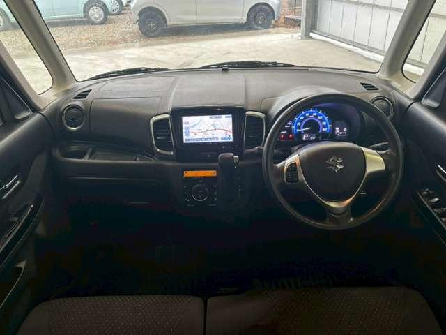 スペーシアカスタム GS 衝突軽減ブレーキ 片側パワースライド 社外ナビ バックカメラ ETC HID フォグライト 純正アルミ プッシュスタート(9枚目)