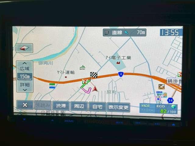スペーシアカスタム GS 衝突軽減ブレーキ 片側パワースライド 社外ナビ バックカメラ ETC HID フォグライト 純正アルミ プッシュスタート(11枚目)