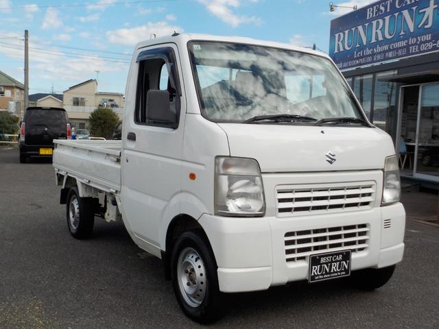 キャリイトラック KCエアコン・パワステ 4WD 5速マニュアル エアコン パワステ 内装クリーニング済(3枚目)