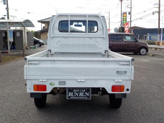 キャリイトラック KCエアコン・パワステ 4WD 5速マニュアル エアコン パワステ 内装クリーニング済(4枚目)