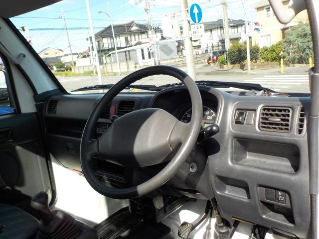 キャリイトラック KCエアコン・パワステ 4WD 5速マニュアル エアコン パワステ 内装クリーニング済(8枚目)