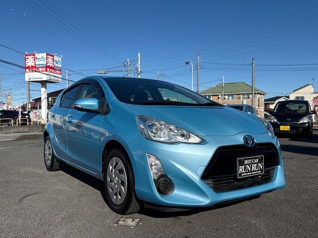 アクア S ワンオーナー 走行7万km台 純正ナビ Bモニター ETC 保証書 Bluetooth 内装クリーニング抗菌済(3枚目)