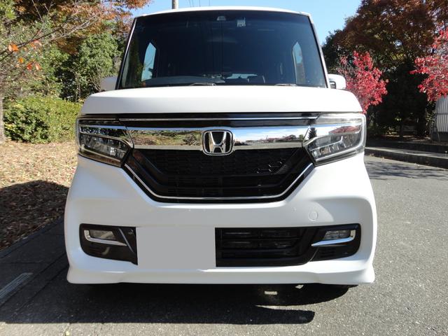 N-BOXカスタム G・Lターボホンダセンシング プッシュスタート 両側パワースライド バックカメラ ビルトインETC ドライブレコーダー 半革シート 純正8インチナビ TV 軽減ブレーキ純正15インチターボアルミ(2枚目)