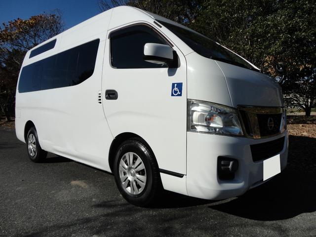 NV350キャラバンバン スーパーロングワイドDX 福祉車両 車椅子2基 オートステップ 左スライドドア- 定員10名 バックカメラ(19枚目)